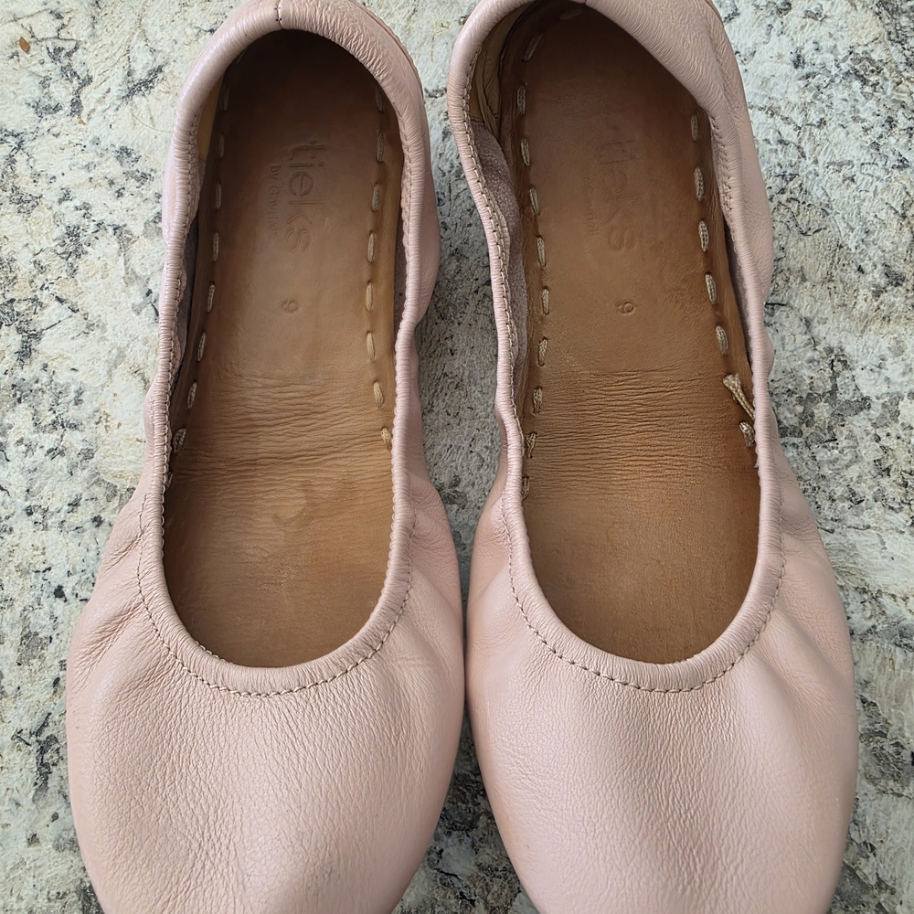 Tieks Women's Pink Ballet Flats